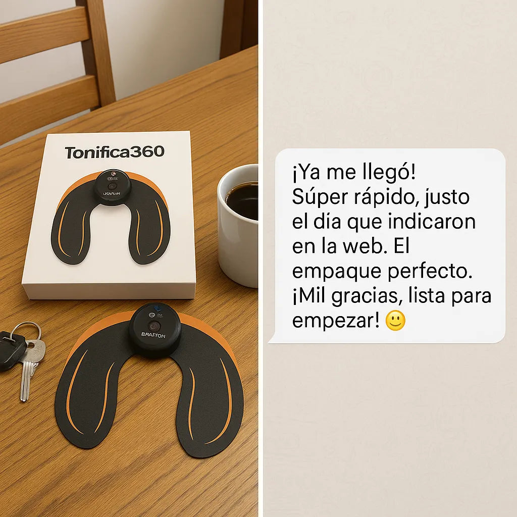Tonifica360 °: Electro-estimulador de glúteos
