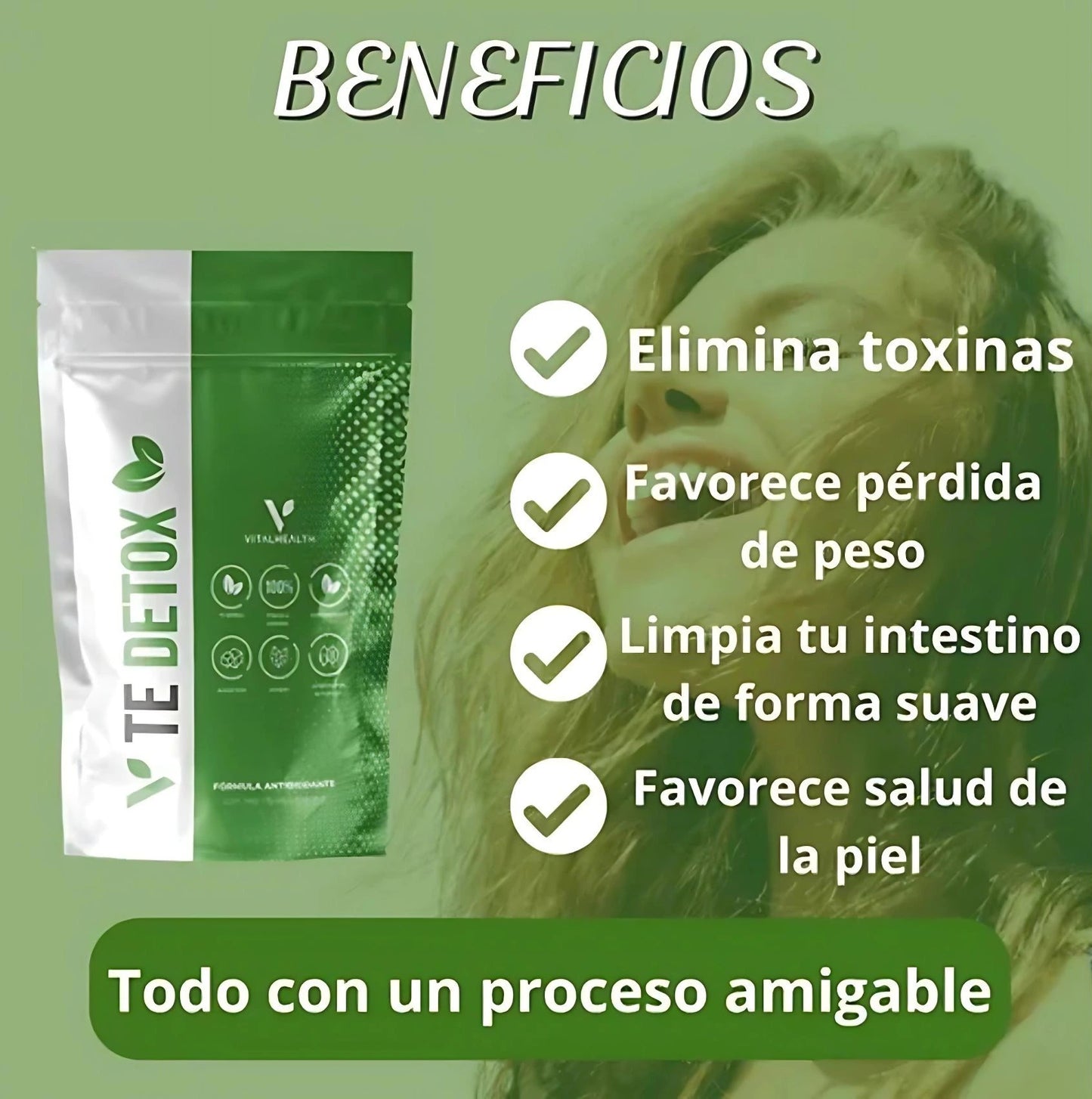 V-Té Detox VitalHealth: Desintoxica tu cuerpo