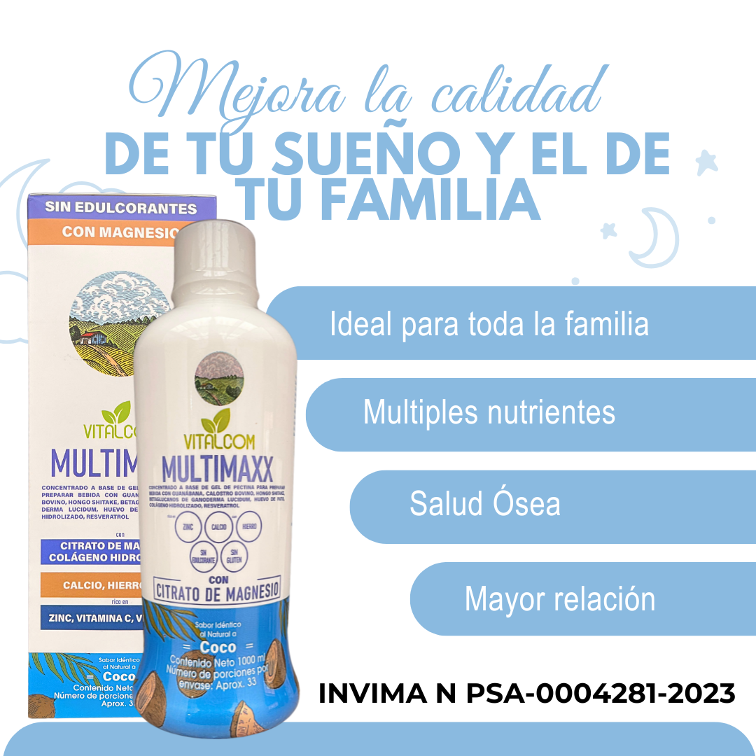 MULTIMAXX COCO® - Vitalidad y Bienestar en Cada Sorbo 🥥✨