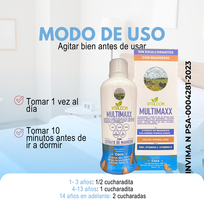MULTIMAXX COCO® - Vitalidad y Bienestar en Cada Sorbo 🥥✨