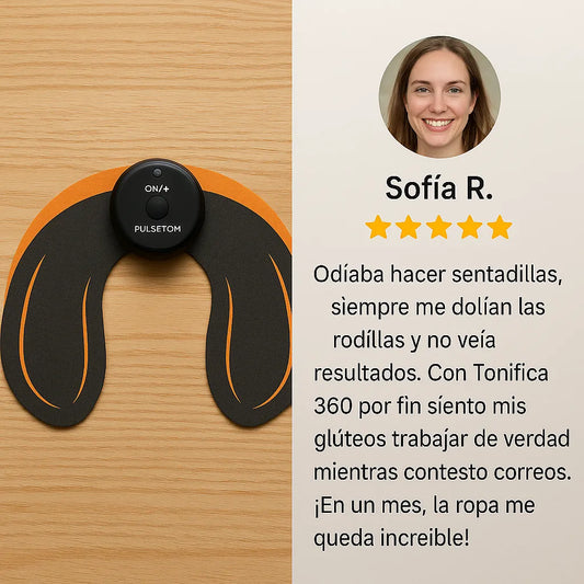 Tonifica360 °: Electro-estimulador de glúteos